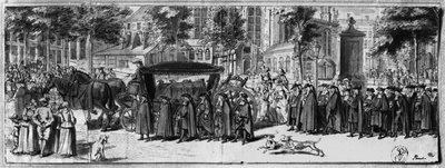 A French Funeral by Bernard Picart